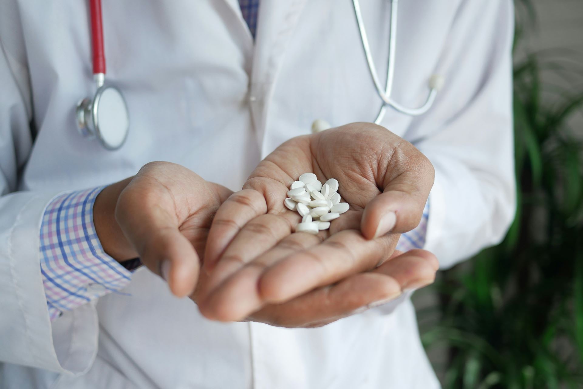 Medication in doctor's hand