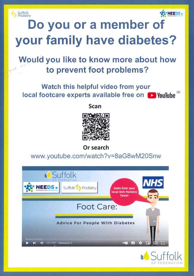 Find out more about diabetes foot care